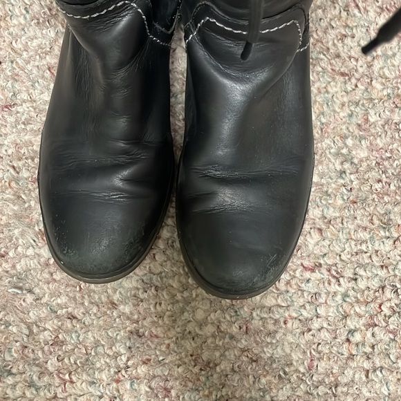 Ugg leather fleece lined waterproof high boots - Picture 4 of 10